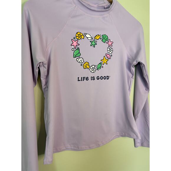 Life Is Good Swim Shirt, Small Petite Sunshirt - Picture 4 of 7